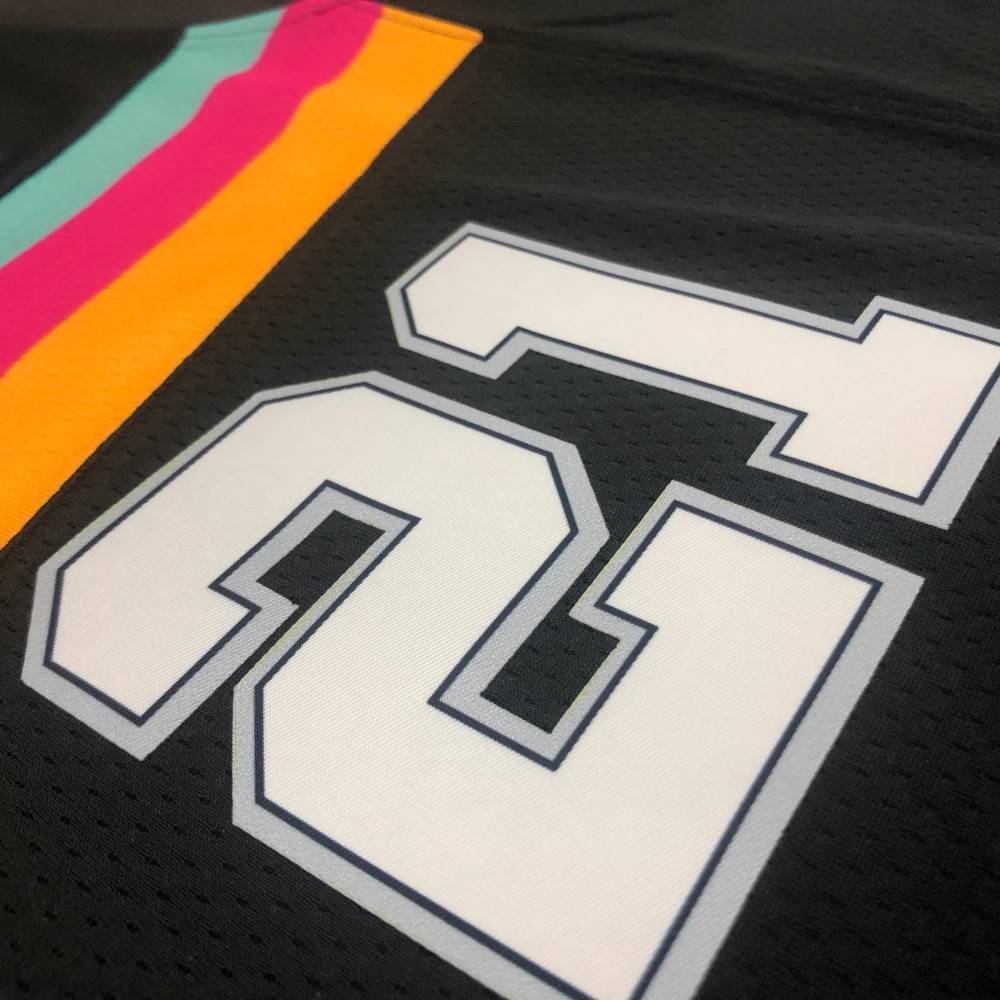 Men's San Antonio Spurs Tim Duncan #21 Black 20/21 Swingman Jersey - City Edition-Pro Kit Vault | Brand New 26/27 Sports Jerseys